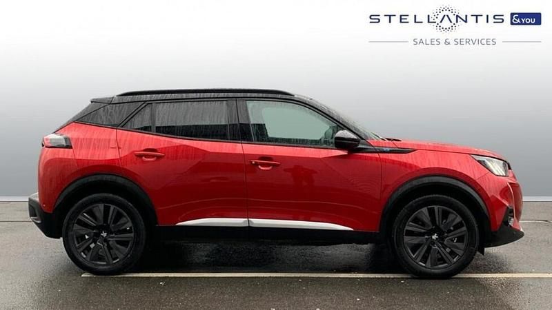 Used Peugeot e-2008 Premium 98 kW (134 HP) 2021 Red SUV