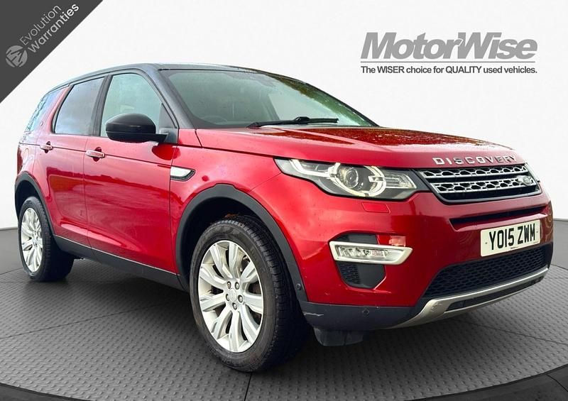 Red Used 2015 Land Rover Discovery Sport HSE Luxury SUV | £12,995 (Good price) - Image 1/4