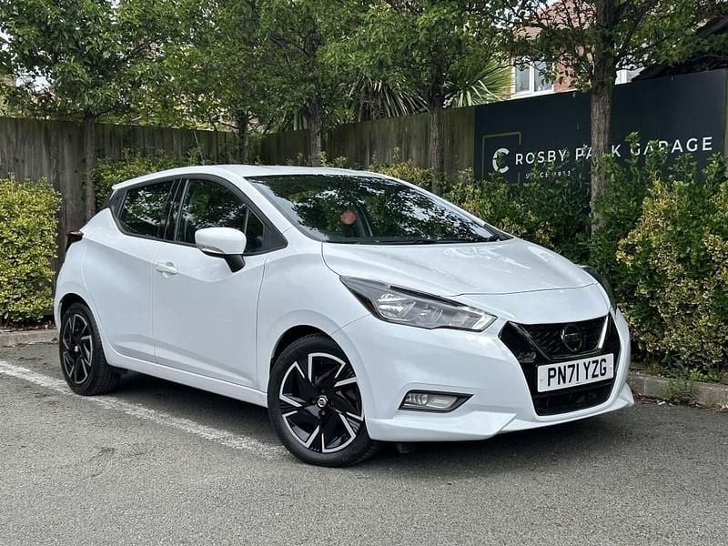 White Used 2021 Nissan Micra Acenta Hatchback | £14,250 (Fair price) - Image 1/4
