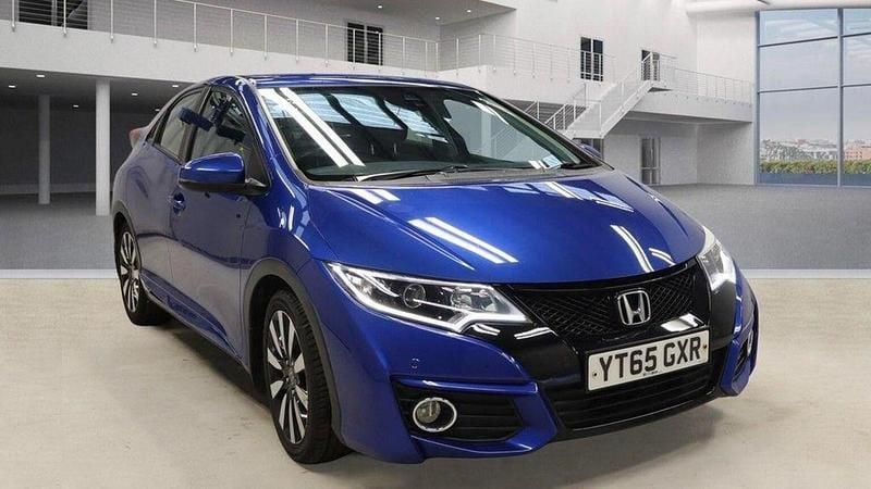 Used Honda Civic SE Plus 142 HP (104 kW) 2015 Blue Hatchback