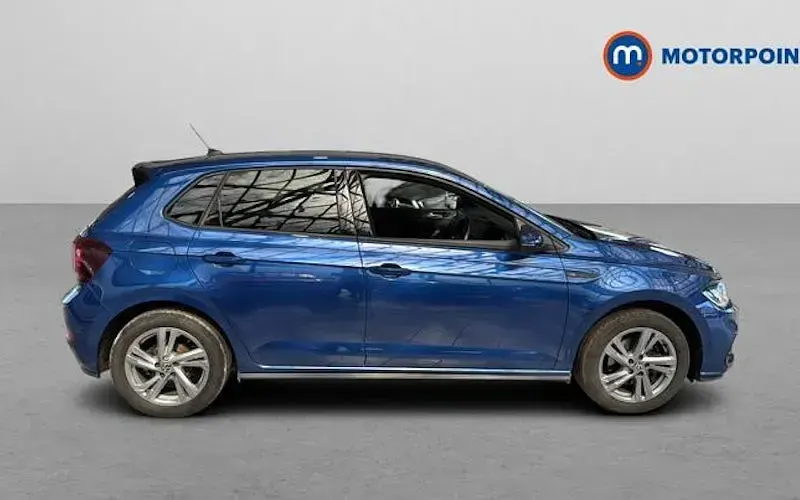 Used VW Polo R-line 110 HP (80 kW) 2023 Blue Hatchback