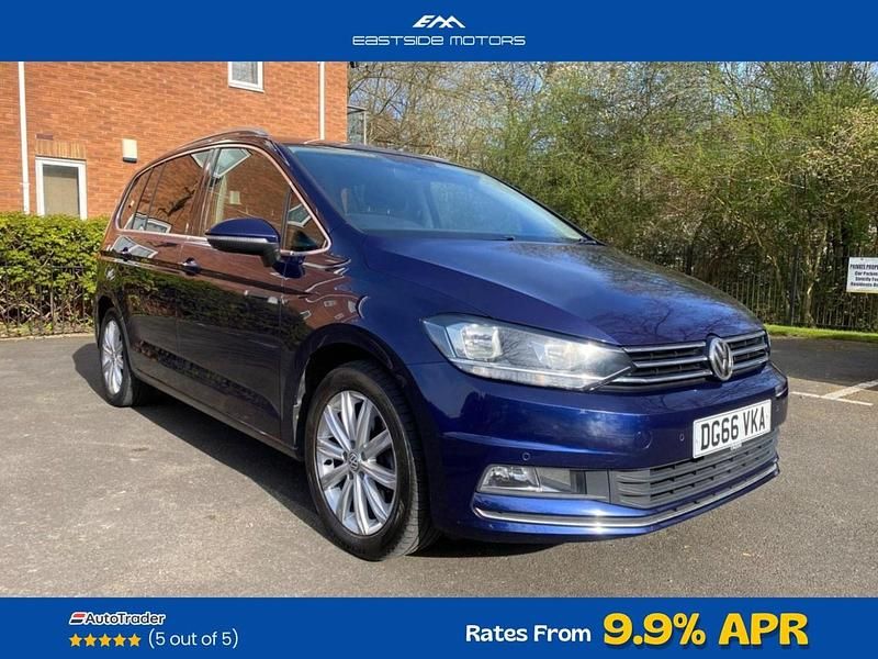 Blue Used 2016 VW Touran SEL MPV | £9,750 (Fair price) - Image 1/4
