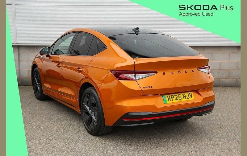Used Skoda Enyaq iV vRS 250 kW (340 HP) 2025 Phoenix orange metallic SUV