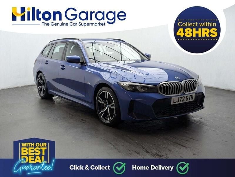 Used BMW 330e M Sport 292 HP (214 kW) 2022 Blue Estate