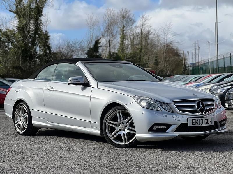 Used Mercedes E250 2013 Silver Cabriolet