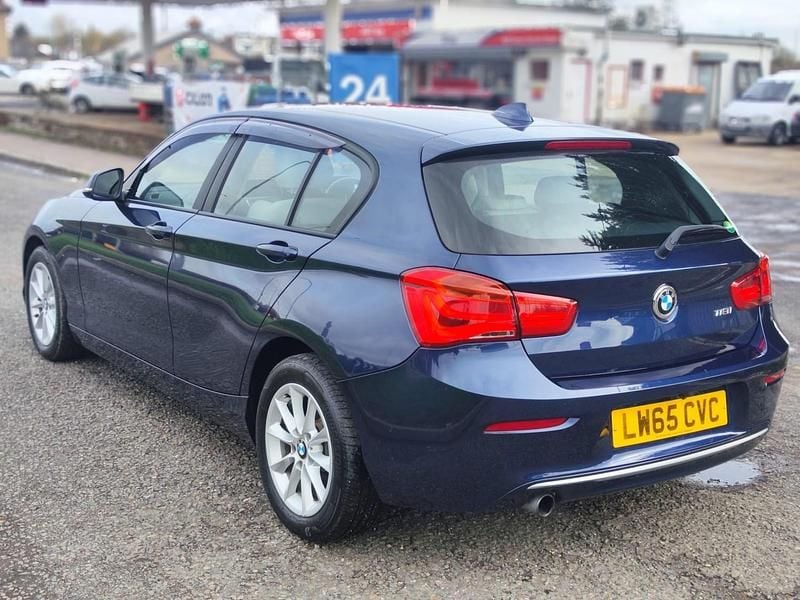 Used BMW 118 134 HP (98 kW) 2016 Blue Hatchback
