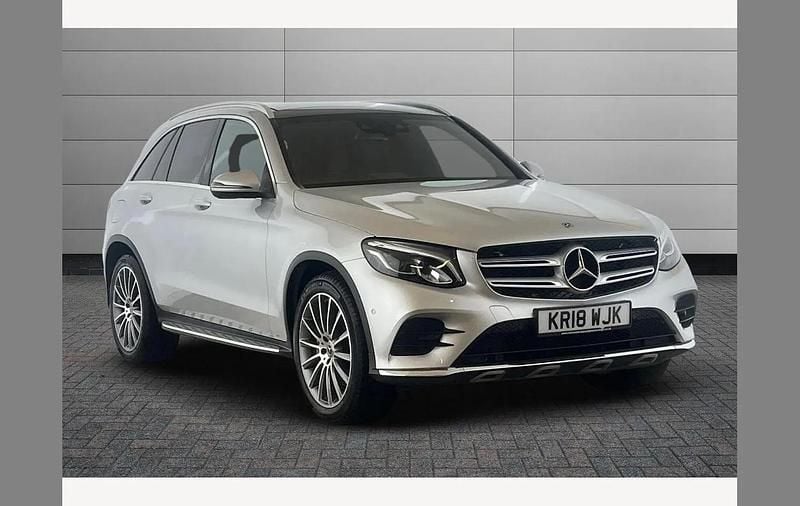 Silver Used 2018 Mercedes GLC250 AMG line SUV | £22,490 (A bit pricey) - Image 1/4