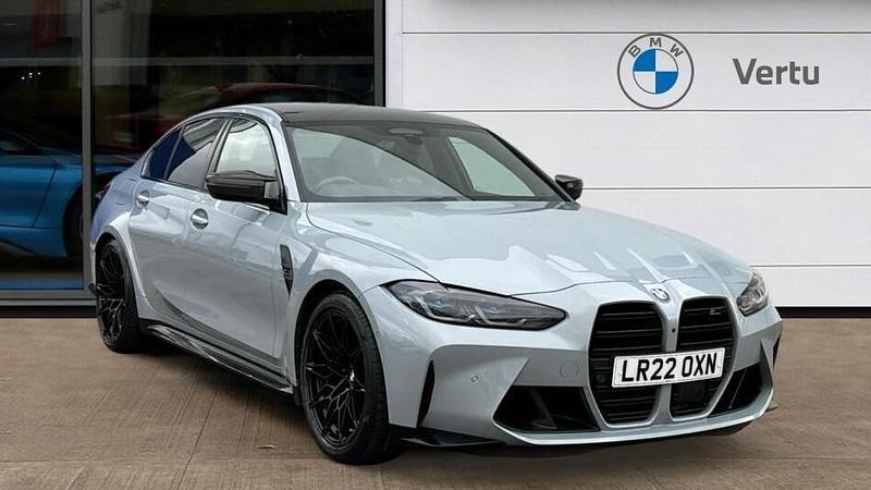 Grey Used 2022 BMW M3 Competition Edition Sedan | £58,951 (Fair price) - Image 1/3