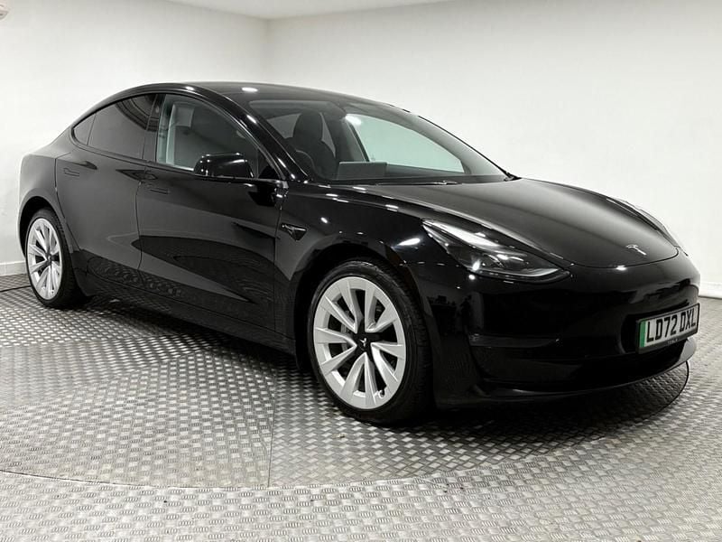 Black Used 2022 Tesla Model 3 Long Range AWD Sedan | £20,995 (A bit pricey) - Image 1/4