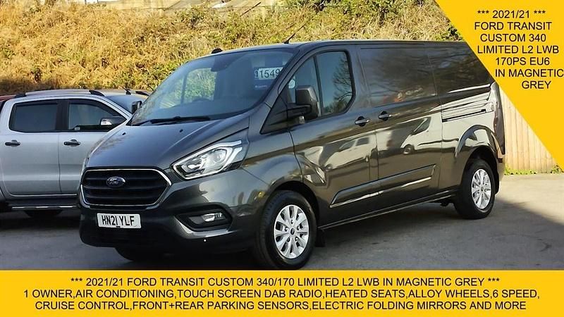 Used Ford Transit Custom Limited 170 HP (125 kW) 2021 Grey Van
