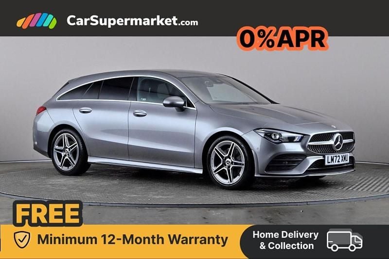 Grey Used 2022 Mercedes CLA200 AMG line Estate | £25,897 (Expensive) - Image 1/4