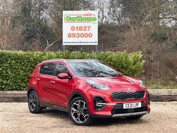 Red Used 2021 Kia Sportage GT-Line S SUV | £20,299 (Good price) - Image 1/1