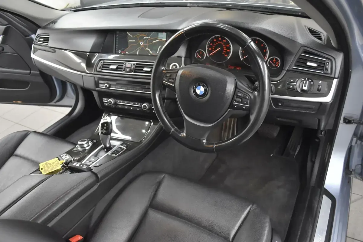 Used BMW ActiveHybrid 5 2012 Blue Sedan