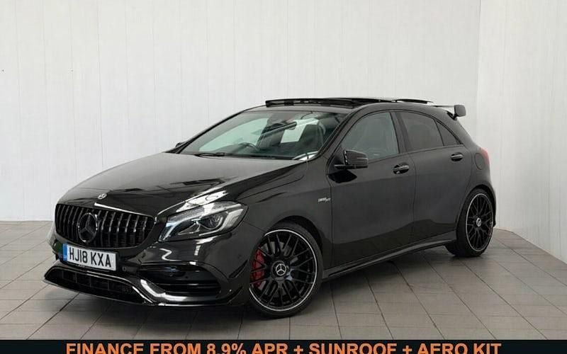 Used Mercedes A45 AMG Premium 381 HP (280 kW) 2018 Black Hatchback