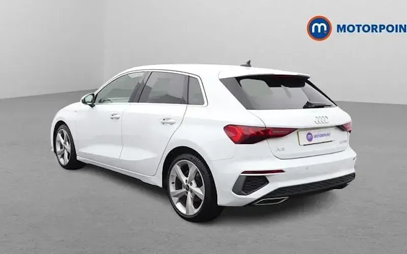 Used Audi A3 Sportback S-Line 110 HP (80 kW) 2023 White Hatchback