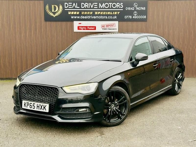 Used Audi A3 S-Line 150 HP (110 kW) 2015 Black Sedan