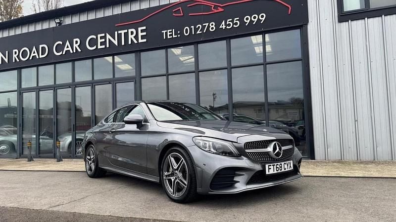 Grey Used 2019 Mercedes C300 AMG line Coupe | £17,995 (Fair price) - Image 1/4