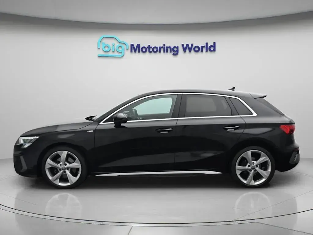 Used Audi A3 Sportback S-Line 150 HP (110 kW) 2020 Black Hatchback