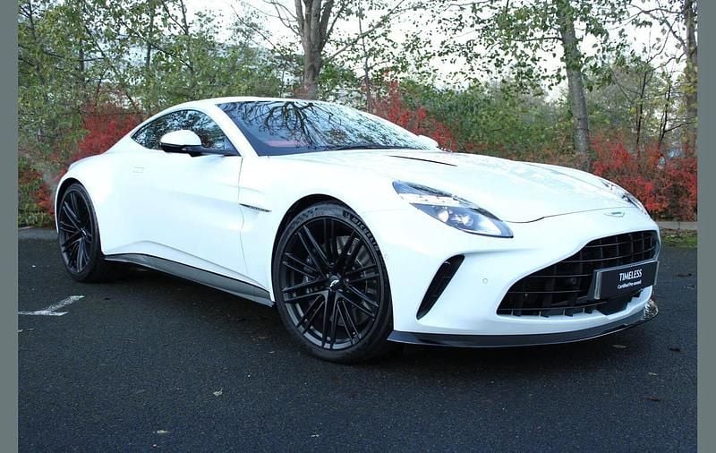 White New 2025 Aston Martin V8 Vantage Coupe | £159,995 (Expensive) - Image 1/4