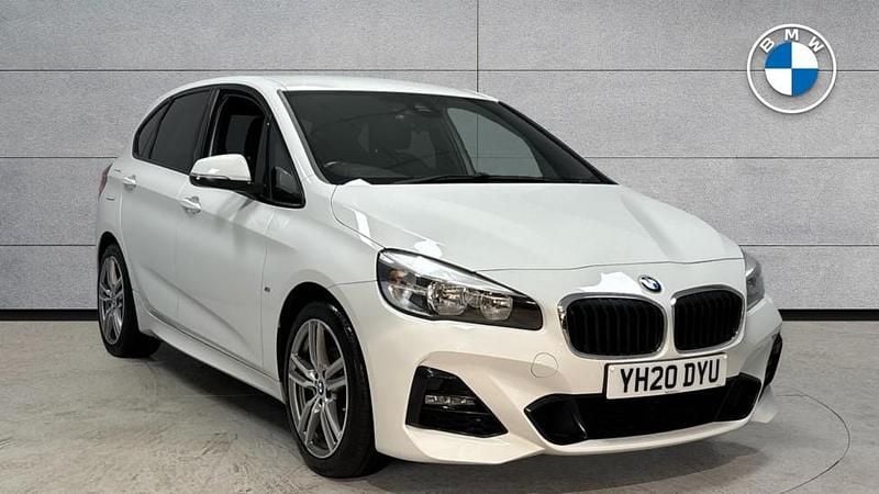 Used BMW 218 Active Tourer M Sport 138 HP (101 kW) 2020 White MPV