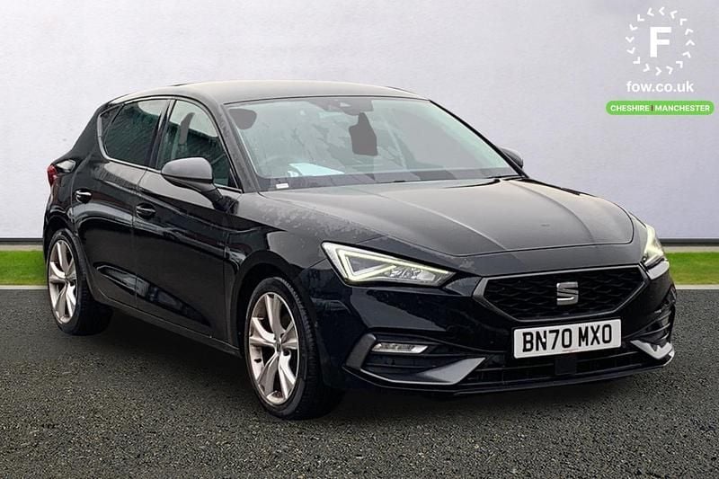 Black Used 2020 Seat Leon FR Hatchback | £14,299 (Fair price) - Image 1/3
