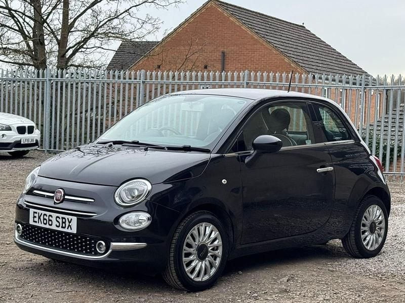 Used Fiat 500 Lounge 69 HP (50 kW) 2016 Black Hatchback