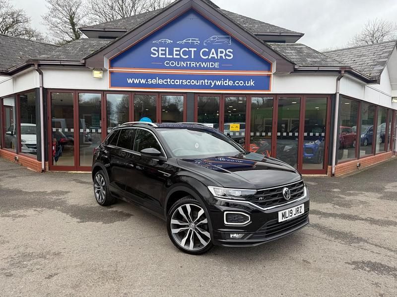 Used VW T-Roc R-line 150 HP (110 kW) 2019 Black SUV