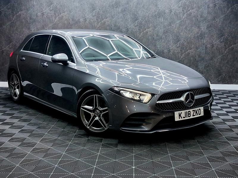 Used Mercedes A180 AMG Line Premium 116 HP (85 kW) 2018 Grey Hatchback