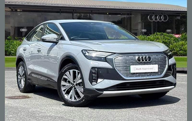 Grey Used 2025 Audi Q4 Sportback e-tron Sport SUV | £37,450 - Image 1/4