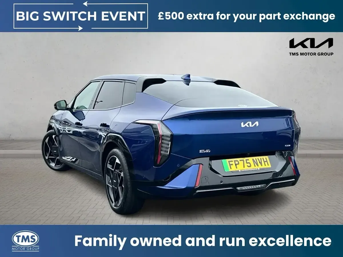 New Kia EV4 GT-Line S 150 kW (204 HP) 2025 Blue Sedan