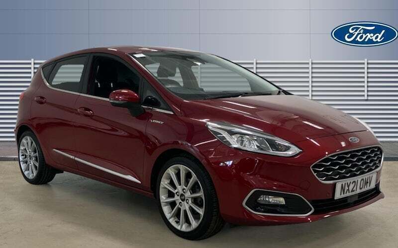 Red Used 2021 Ford Fiesta Vignale Hatchback | £12,609 (Fair price) - Image 1/4
