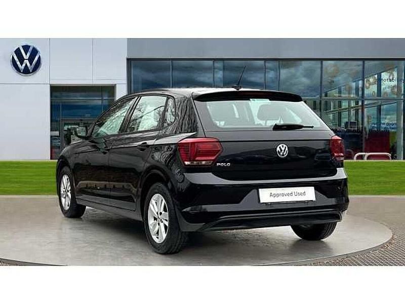 Used VW Polo Edition 95 HP (69 kW) 2019 Black Hatchback