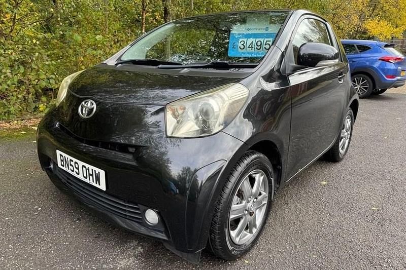 Black Used 2009 Toyota iQ Hatchback | £3,495 (A bit pricey) - Image 1/1