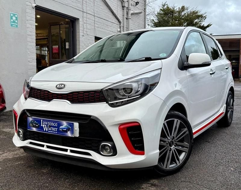 Used Kia Picanto GT-Line S 99 HP (72 kW) 2018 White Hatchback