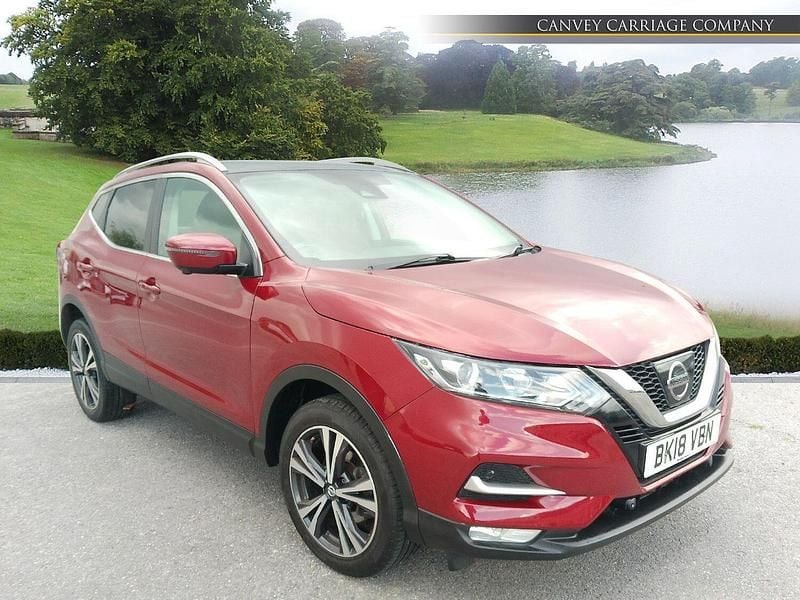 Red Used 2018 Nissan Qashqai N-Connecta SUV | £9,000 (Good price) - Image 1/4