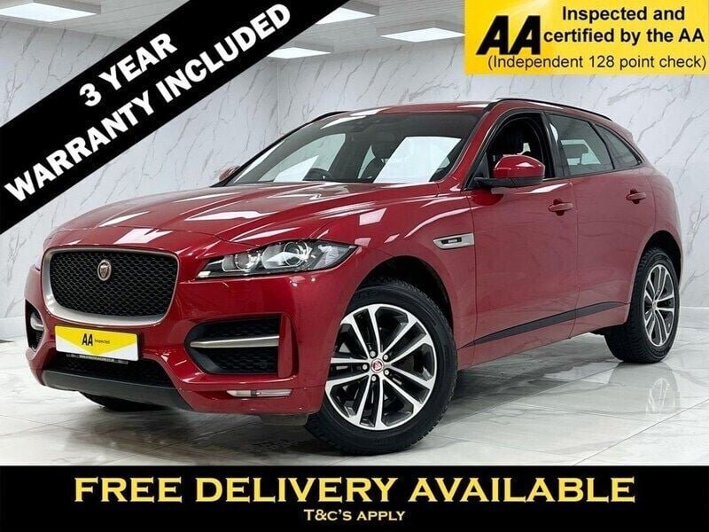 Red Used 2018 Jaguar F-Pace R-Sport SUV | £16,945 (Fair price) - Image 1/2