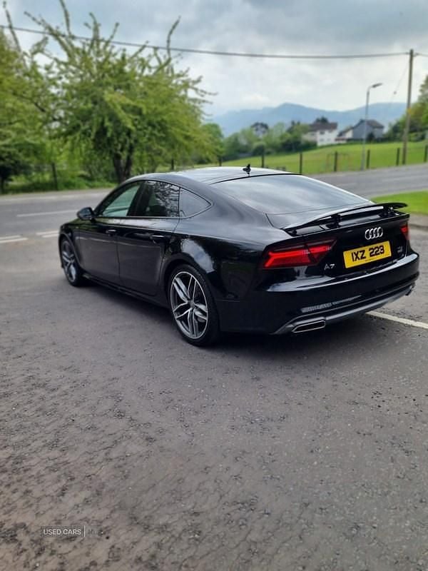 Used Audi A7 S-Line 2018 Black Hatchback
