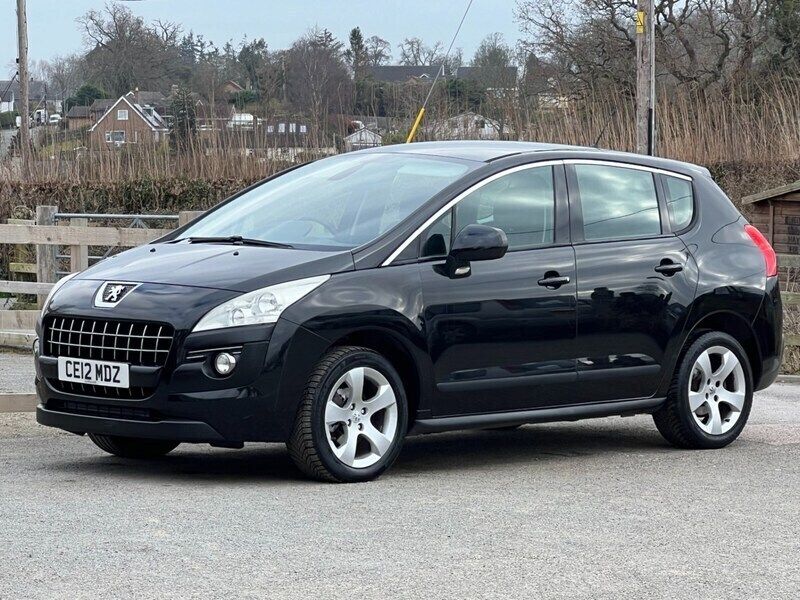 Black Used 2012 Peugeot 3008 Active Hatchback | £2,195 (Fair price) - Image 1/3