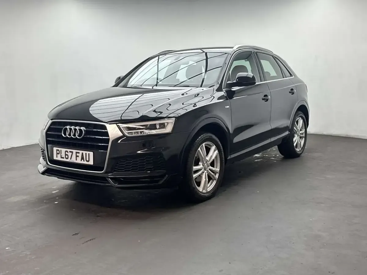 Used Audi Q3 S-Line 150 HP (110 kW) 2018 Black SUV