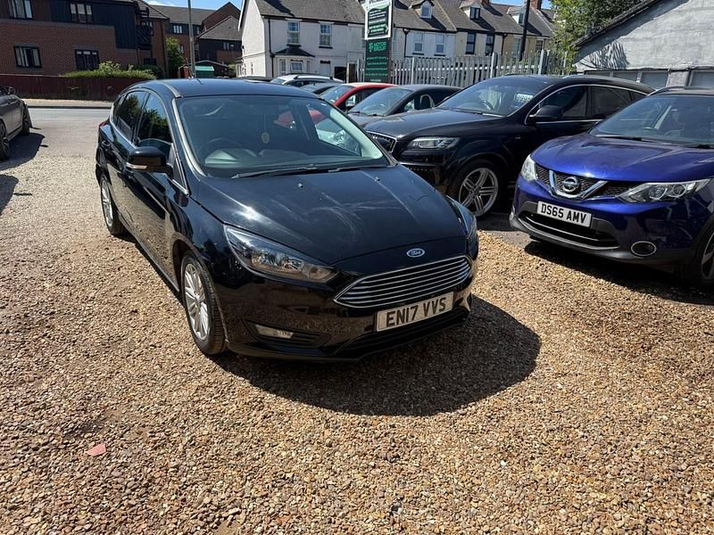 Black Used 2017 Ford Focus Zetec Hatchback | £6,995 (Fair price) - Image 1/4