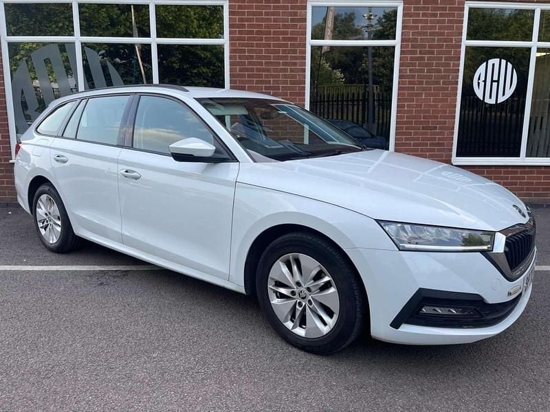 White Used 2021 Skoda Octavia SE Technology Estate | £9,500 - Image 1/4
