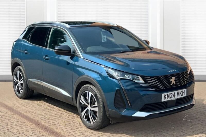 Blue Used 2024 Peugeot 3008 GTi SUV | £23,711 (Fair price) - Image 1/4