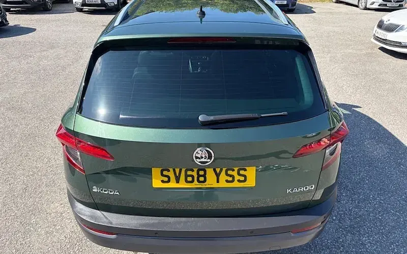 Used Skoda Karoq SE L 150 HP (110 kW) 2018 Green SUV