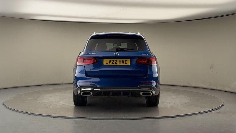 Used Mercedes GLC300 AMG line 245 HP (180 kW) 2022 Spectral blue SUV