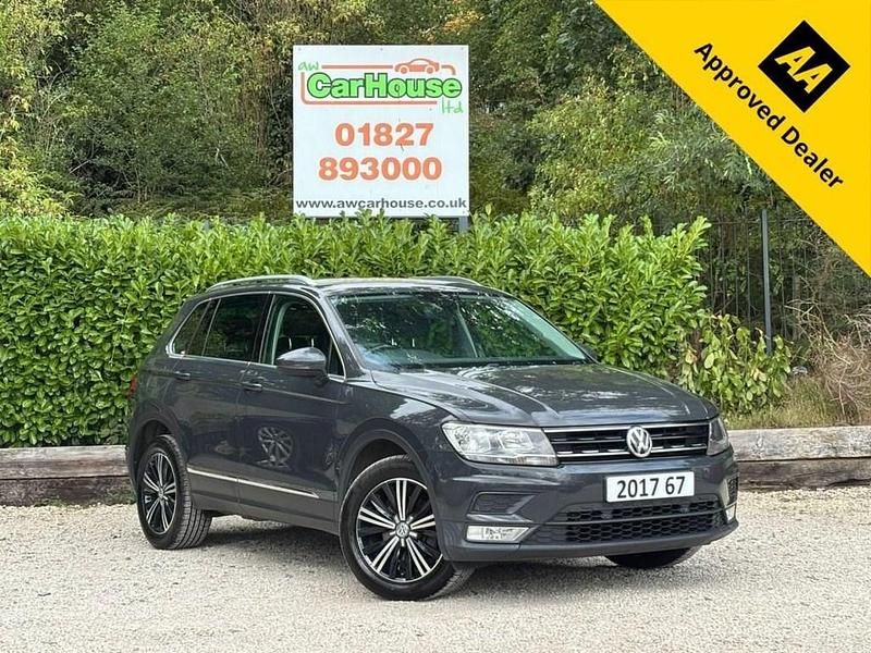 Grey Used 2017 VW Tiguan SE SUV | £12,299 (Good price) - Image 1/4