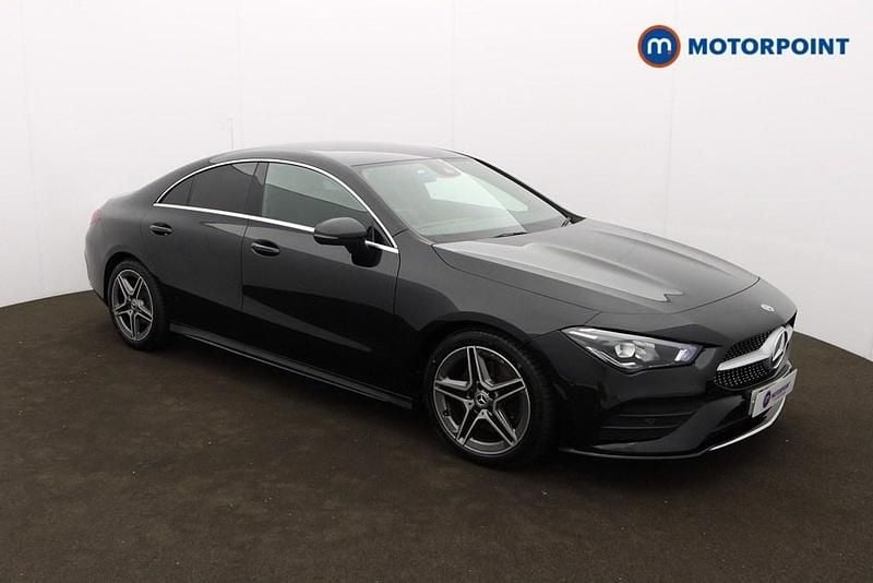 Black Used 2021 Mercedes CLA200 AMG line Coupe | £23,099 (Fair price) - Image 1/4