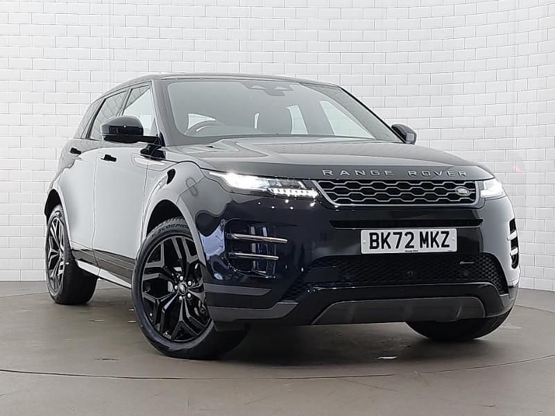 Black Used 2022 Land Rover Range Rover evoque R-Dynamic SUV | £27,298 (Fair price) - Image 1/4