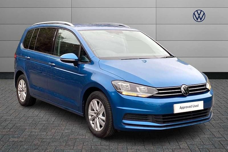 Blue Used 2021 VW Touran SE MPV | £20,785 (Good price) - Image 1/4