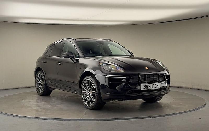 Jet black Used 2020 Porsche Macan Turbo SUV | £52,000 (Expensive) - Image 1/4