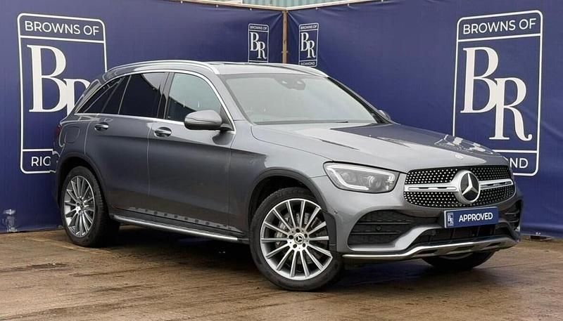 Grey Used 2021 Mercedes GLC220 AMG line SUV | £26,899 (A bit pricey) - Image 1/3
